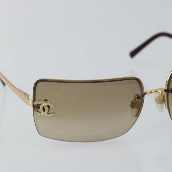 CHANEL Sunglasses plastic Brown CC Auth - Picture 5 of 13